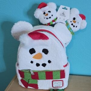 Disney Snowman Backpack with Matching Ears